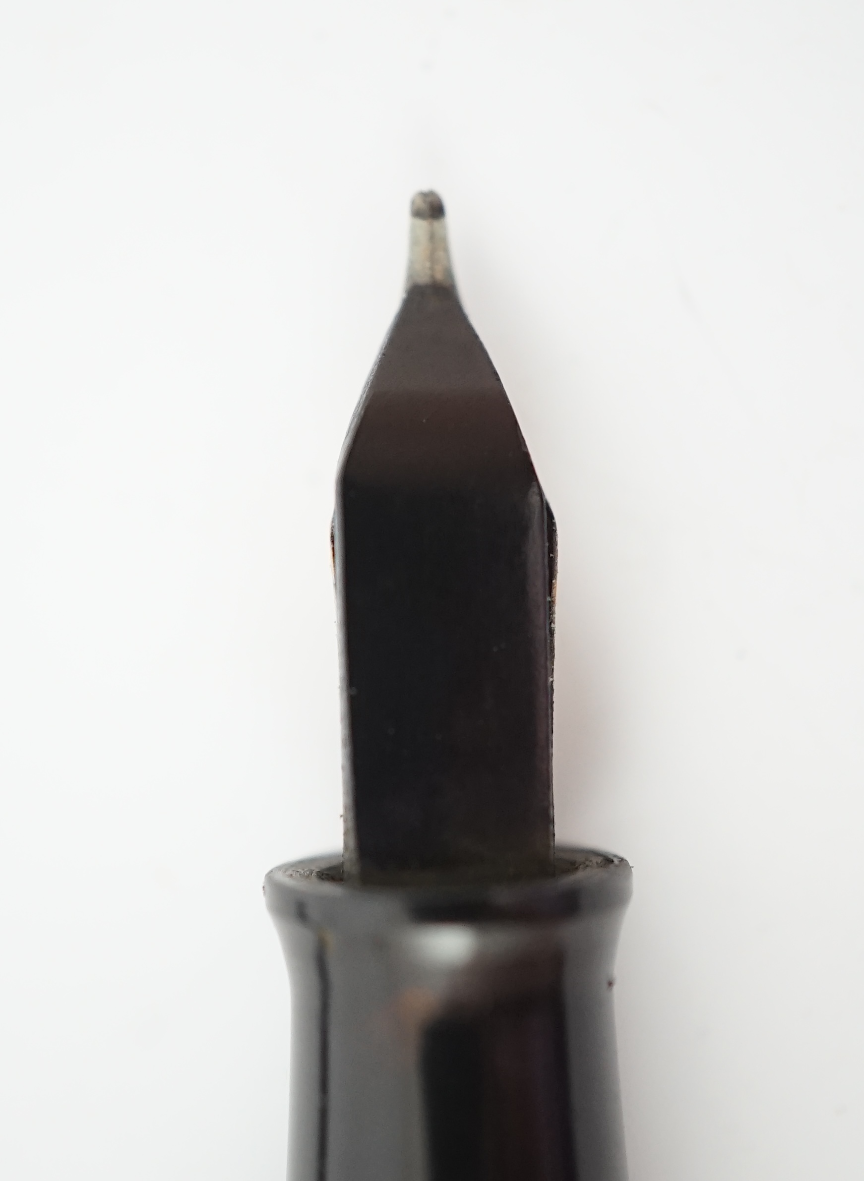 Two Italian overlay fountain pens